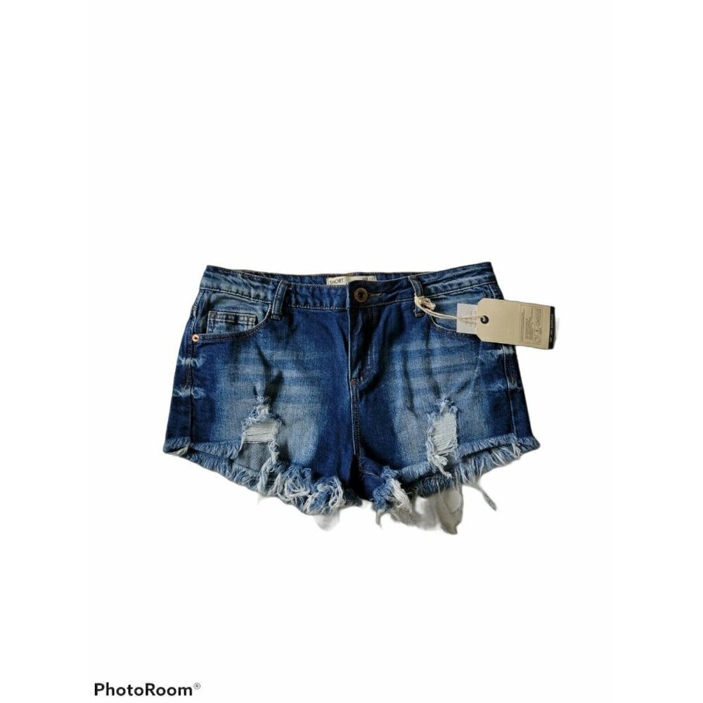 NWT Cottonon.com Denim Distressed Grunge W…